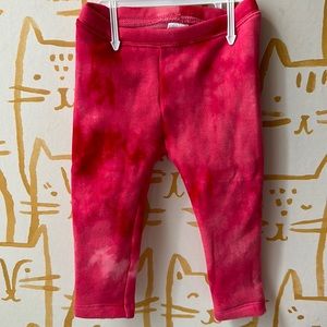 Baby Gap Toddler Cozy Fleece Leggings 12-18 months RED
